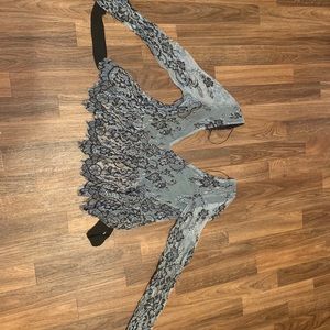 Top shop tie back croptop